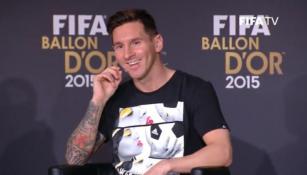 Messi, en conferencia de prensa
