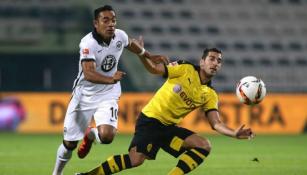 Fabián, en amistoso con Frankfurt contra el Dortmund