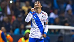 Alustiza celebra un gol contra Racing