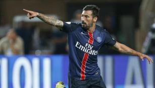 Lavezzi celebra un gol con el PSG