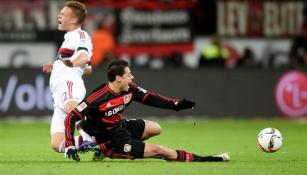 Hernández, en el juego contra Werder Bremen