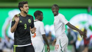 Lalo Herrera, en juego contra Senegal