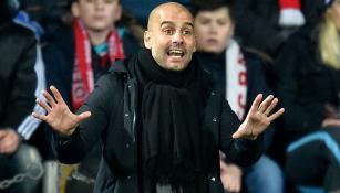 Guardiola, en un partido del Bayern Munich