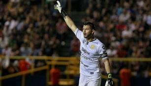 Alfredo Frausto durante un partido de Dorados