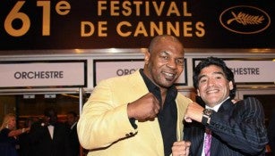 Tyson y Maradona, en el festival de Cannes