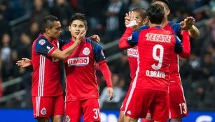 El Rebaño festeja un gol sobre Rayados