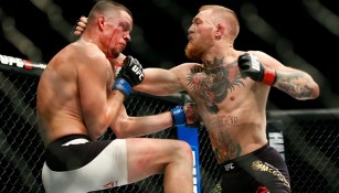 Conor McGregor en un combate de UFC