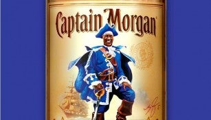 La etiqueta de la edición especial de Capitán Morgan