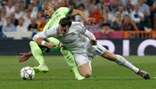 Bale, durante el partido frente al Manchester City