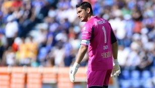 Jesús Corona, en partido contra Tigres