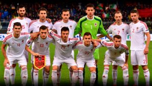 Selección de Albania previo a partido de Eliminatorias