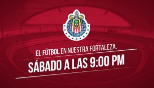 Chivas jugará los sábados a las 21:00 horas