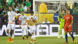 Jugadores del Tri se lamentan tras goleada contra Chile
