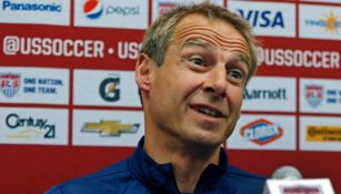 Jürgen Klinsmann durante una conferencia de prensa