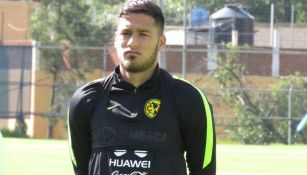 Bruno Valdez, en entrenamiento con América