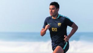 Pablo Barrera en la pretemporada de Pumas