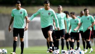 Cristiano Ronaldo y Portugal entrenan para enfrentar a Polonia
