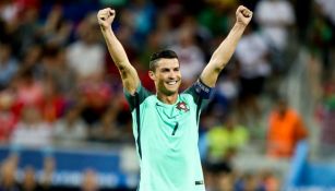 CR7 celebra el pase de Portugal a la Final de la Euro 2016