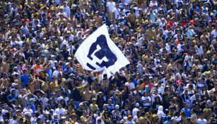 Afición de Pumas en el Estadio Olímpico Universitario