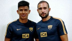 Los jugadores de Pumas, Jesús Gallardo y Alejandro Castro