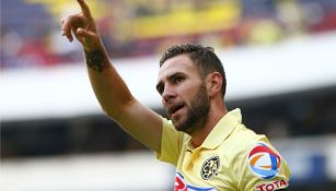 Miguel Layún, durante un juego con el América en 2014