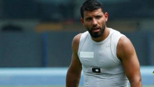 Kun Agüero luce más corpulento que la temporada pasada