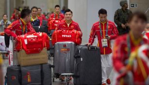 Deportistas chinos arriban a Rio de Janeiro