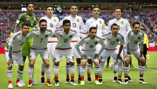 Selección Mexicana previo a un juego clasificatorio a Rusia 2018