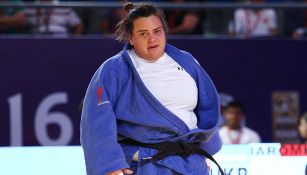 Vanessa Zambotti, durante una competencia de judo