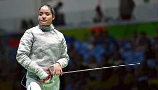 Tania Arrayales, tras su participación en sable individual en Río 2016