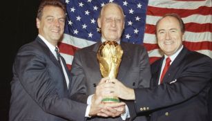 Havelange, Blatter y Rothenberg en el Mundial de EU 94