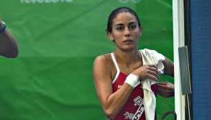 Paola Espinosa durante la Final de plataforma de 10 metros