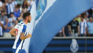 El defensor mexicano Miguel Layún durante un encuentro del Porto