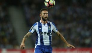 Layún, durante un partido del Porto