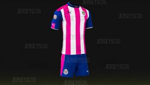 Así lucirá el uniforme de Chivas para el encuentro contra Monarcas