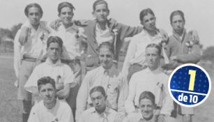 Foto del primer equipo de América en 1916