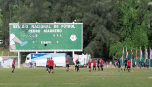 Los jugadores de Estados Unidos en el Pedro Marrero