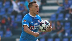 Chaco celebra un gol de La Máquina