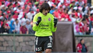 Vilar celebra un gol con Tijuana