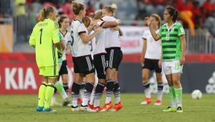 Alemania celebra su triunfo contra México en Mundial Sub 20