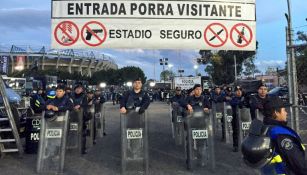 Dispositivo de Seguridad en el Estadio Azteca