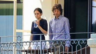 Mick Jagger y Melanie Hamrick fotografiados juntos por un paparazzi