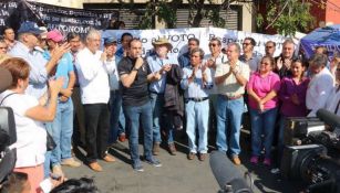 Cuau da un discurso tras acabar su huelga de hambre