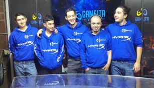 El equipo de CSGO tras coronarse en la Liga Profesional de Gamelta