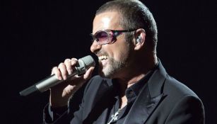 George Michael durante un concierto 