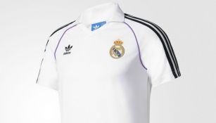 Así luce la playera retro del Real Madrid