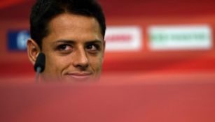 Chicharito, en conferencia de prensa