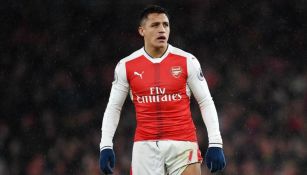 Alexis Sánchez, durante un juego con el Arsenal en Premier League