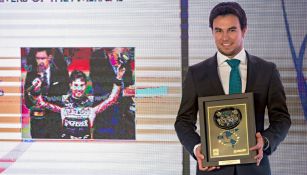 Sergio Pérez, en la entrega de los premios FIA Americas Awards 2016
