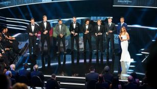 Neuer, Alves, Ramos, Marcelo, Modric,Kroos y CR7, en la gala de 'The Best'